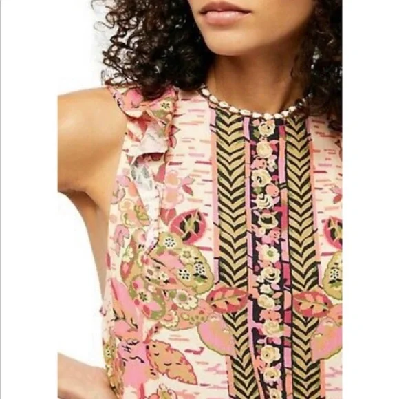 Free People Summer In Tulum Tunic Top - Picture 4 of 13